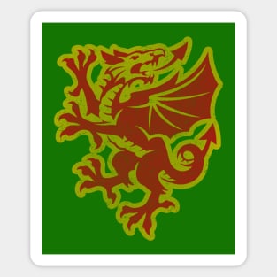 Welsh Dragon Sticker